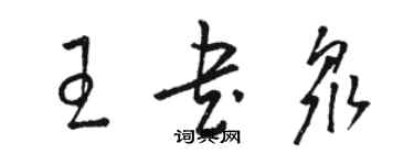 骆恒光王书众草书个性签名怎么写