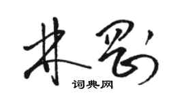 骆恒光林刚草书个性签名怎么写