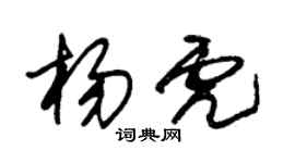 朱锡荣杨虎草书个性签名怎么写