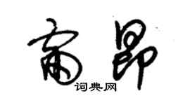 朱锡荣雷昂草书个性签名怎么写
