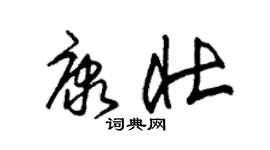 朱锡荣康壮草书个性签名怎么写