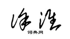 朱锡荣徐淮草书个性签名怎么写
