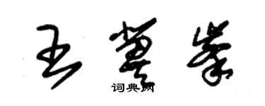 朱锡荣王冀峰草书个性签名怎么写