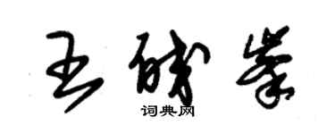 朱锡荣王皎峰草书个性签名怎么写