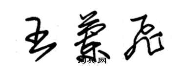 朱锡荣王兰飞草书个性签名怎么写