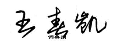 朱锡荣王春凯草书个性签名怎么写
