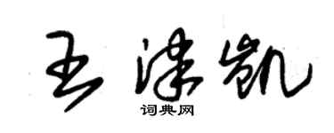 朱锡荣王津凯草书个性签名怎么写