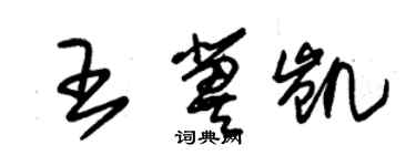 朱锡荣王冀凯草书个性签名怎么写