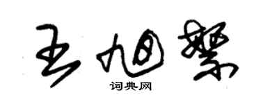 朱锡荣王旭繁草书个性签名怎么写