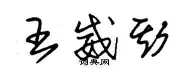 朱锡荣王威斯草书个性签名怎么写