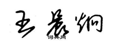 朱锡荣王晨炯草书个性签名怎么写