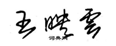 朱锡荣王映云草书个性签名怎么写