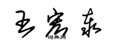 朱锡荣王宏泰草书个性签名怎么写