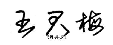 朱锡荣王君梅草书个性签名怎么写