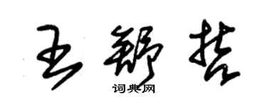朱锡荣王舒哲草书个性签名怎么写