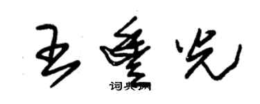 朱锡荣王丰光草书个性签名怎么写