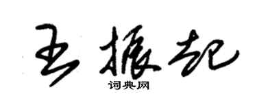 朱锡荣王振起草书个性签名怎么写