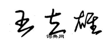 朱锡荣王立雄草书个性签名怎么写