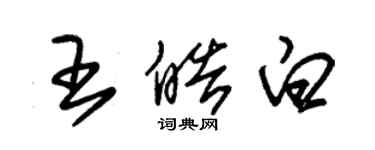 朱锡荣王皓白草书个性签名怎么写