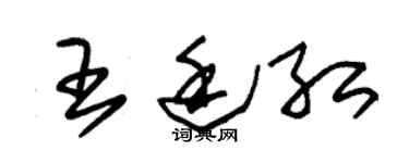 朱锡荣王廷红草书个性签名怎么写