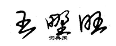朱锡荣王野旺草书个性签名怎么写