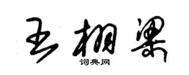 朱锡荣王栩梁草书个性签名怎么写