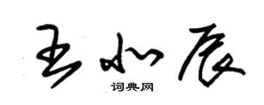 朱锡荣王北辰草书个性签名怎么写