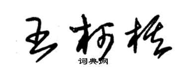 朱锡荣王柯棋草书个性签名怎么写