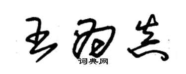 朱锡荣王为真草书个性签名怎么写