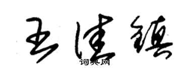 朱锡荣王佳镇草书个性签名怎么写