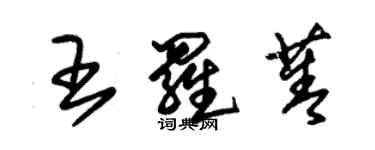 朱锡荣王罗菁草书个性签名怎么写