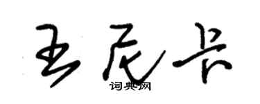 朱锡荣王尼卡草书个性签名怎么写