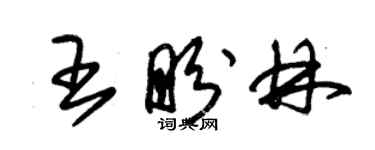 朱锡荣王盼林草书个性签名怎么写