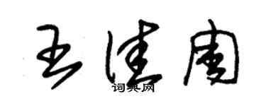 朱锡荣王佳周草书个性签名怎么写