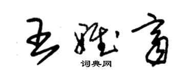 朱锡荣王雅齐草书个性签名怎么写