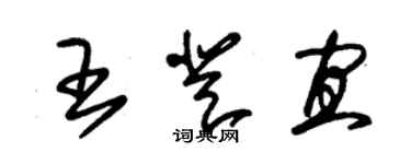 朱锡荣王登宜草书个性签名怎么写