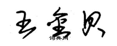 朱锡荣王金贝草书个性签名怎么写