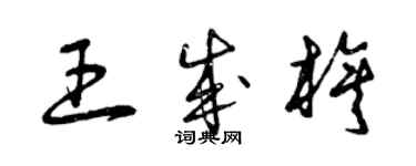 曾庆福王成旗草书个性签名怎么写