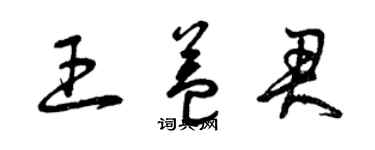 曾庆福王益君草书个性签名怎么写