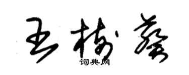 朱锡荣王树葵草书个性签名怎么写