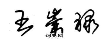 朱锡荣王崇禄草书个性签名怎么写