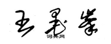 朱锡荣王墨峰草书个性签名怎么写