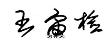 朱锡荣王宙检草书个性签名怎么写