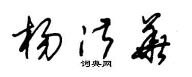 朱锡荣杨淑华草书个性签名怎么写
