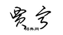 朱锡荣贾宁草书个性签名怎么写