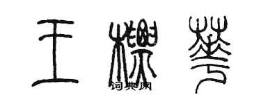 陈墨王标华篆书个性签名怎么写