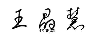 梁锦英王晶慧草书个性签名怎么写