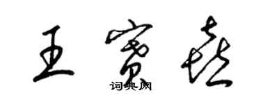 梁锦英王赛喜草书个性签名怎么写