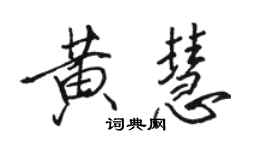 骆恒光黄慧行书个性签名怎么写