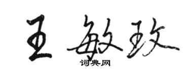 骆恒光王敏玫行书个性签名怎么写